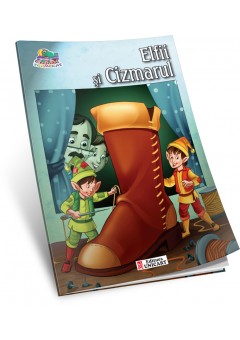Elfii si Cizmarul - carte de colorat A5